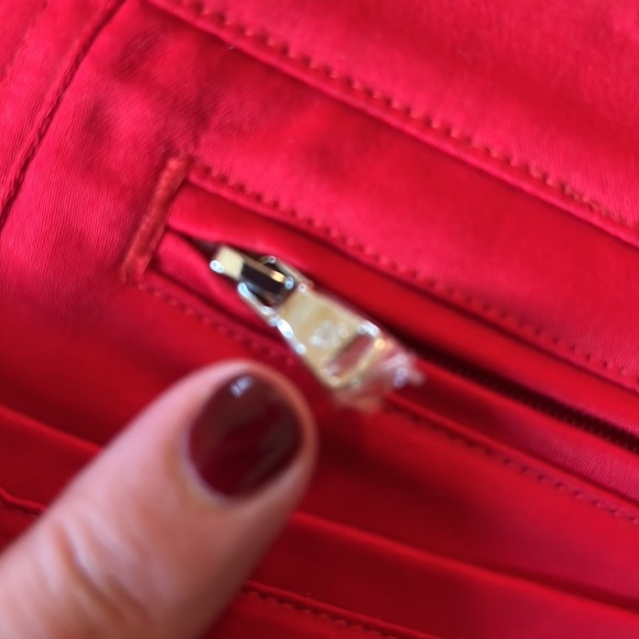 RALPH LAUREN Size 8 Stretchy Cotton Blend Vivid Red Pants Cozy Valentine $119NEW - Picture 7 of 16